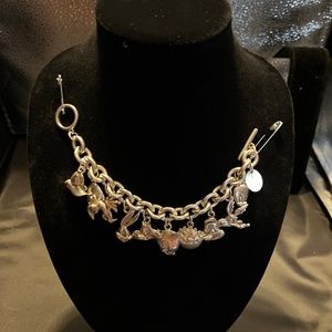 Vintage Sterling Silver Looney Toones bracelet